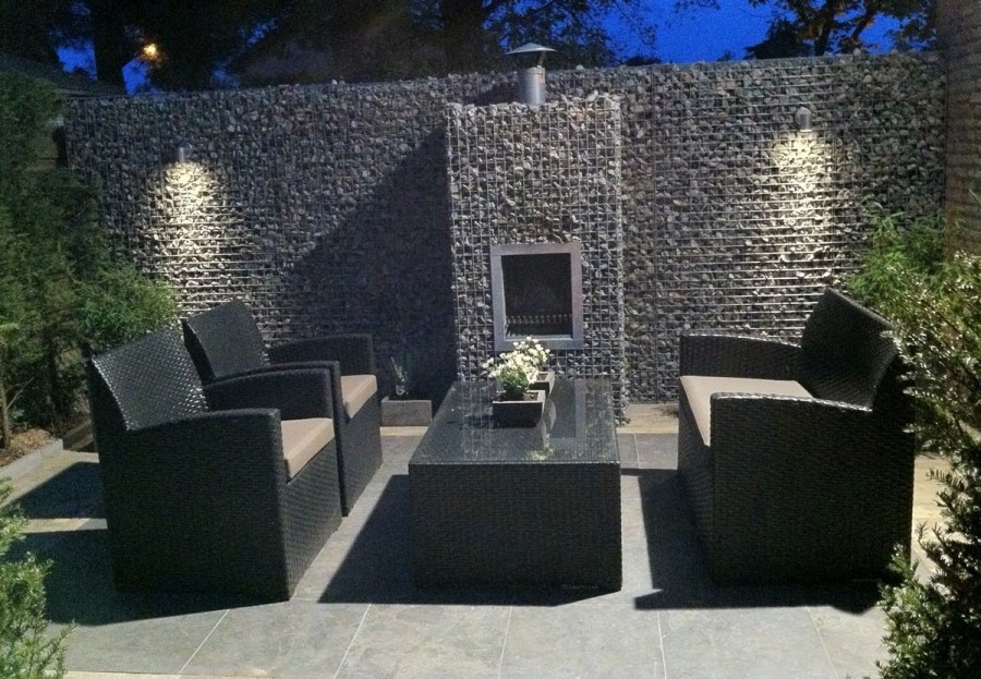 Габион камин