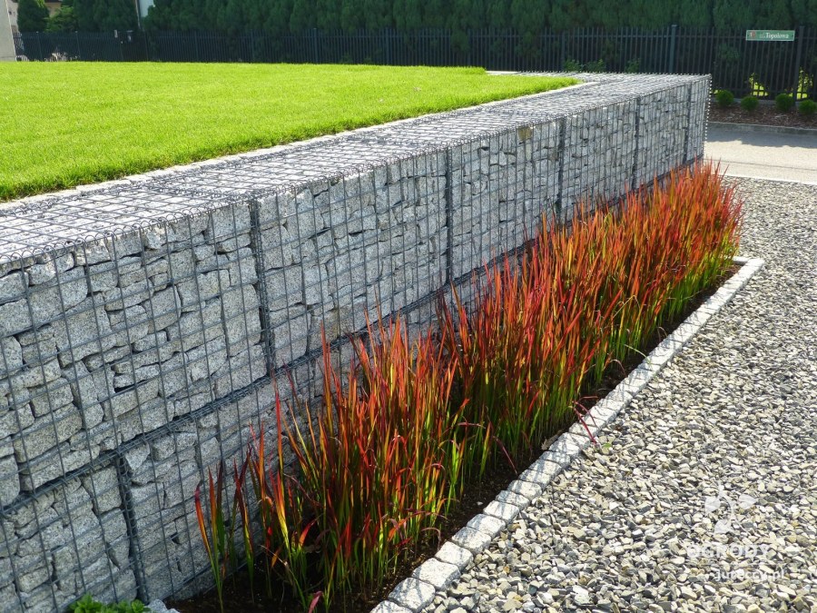 Лестница из габионов