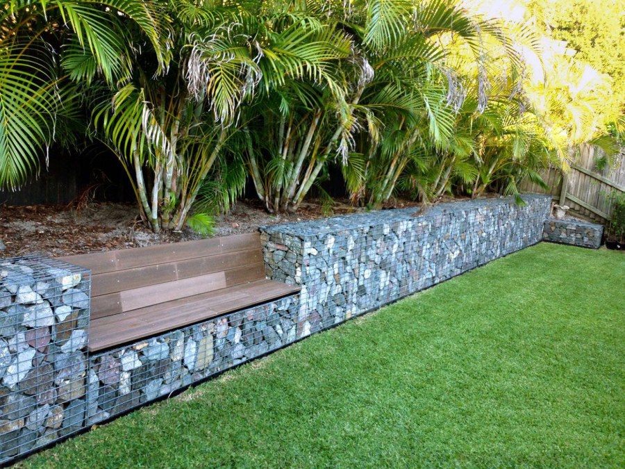 Габион подпорная стена