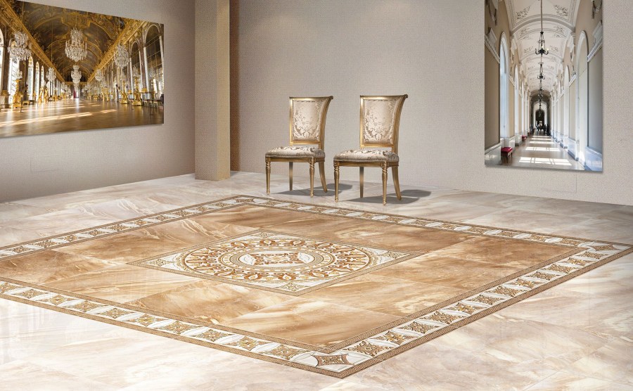 Декор Absolut keramika Marble Roseton Marble 900x900