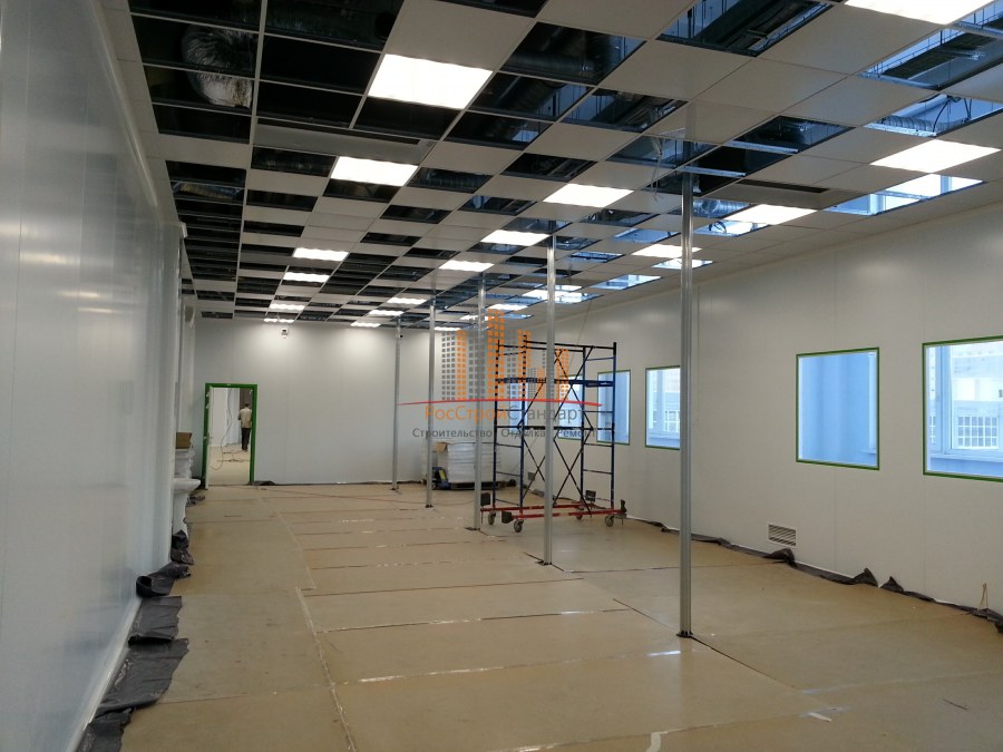 Офисный потолок Армстронг