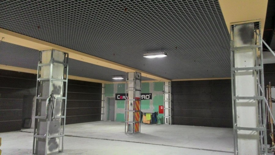 Подвесной потолок в гараже