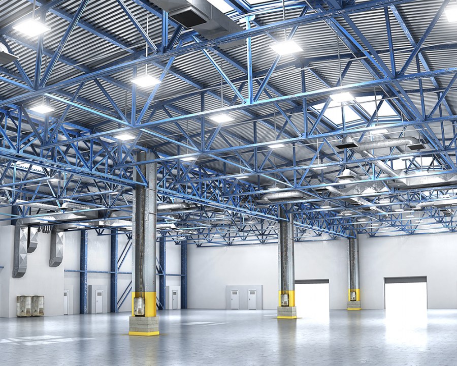Освещение промышленных помещений
