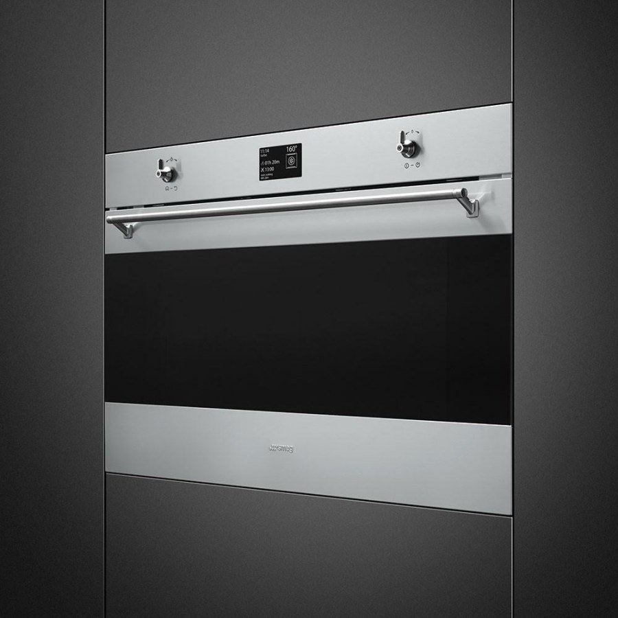 Электрический духовой шкаф Smeg sfp9395x1