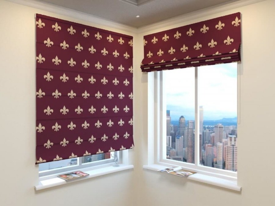 Римская штора тауп