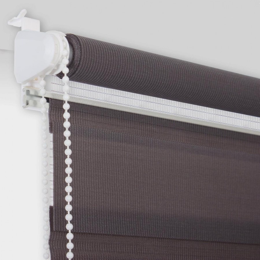 Штора рулонная день-ночь inspire 40х160 см цвет серый