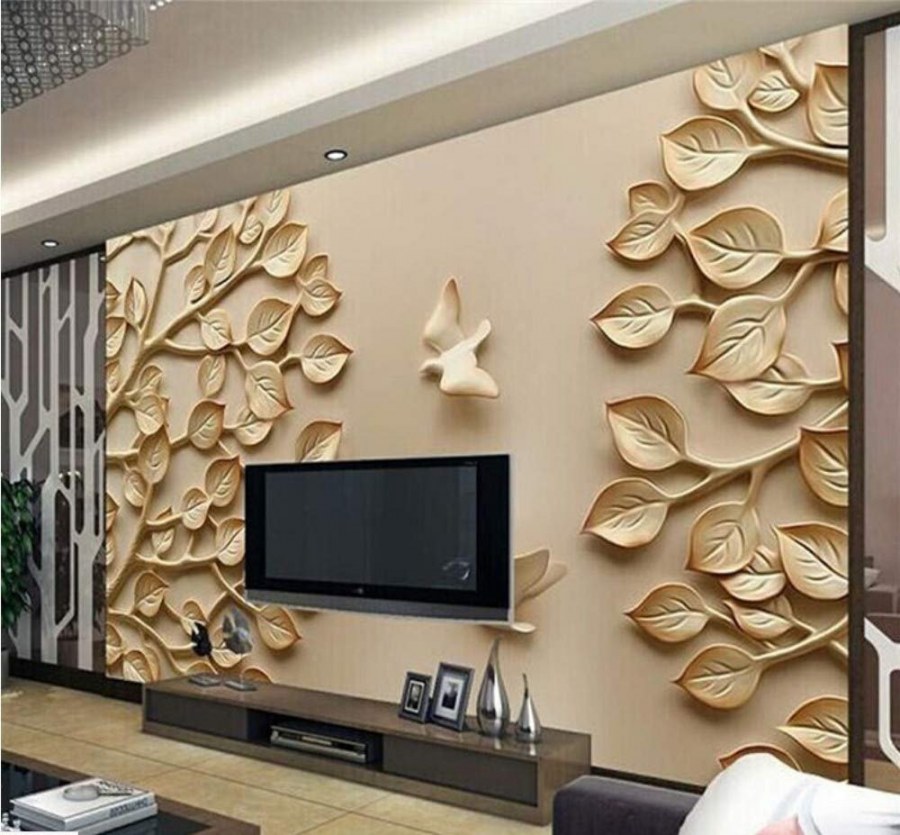 Геометрический узор на стене