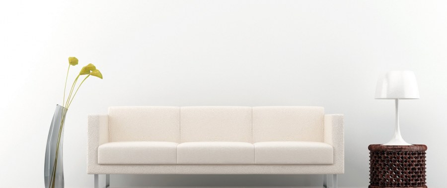 Интерьер на белом фоне