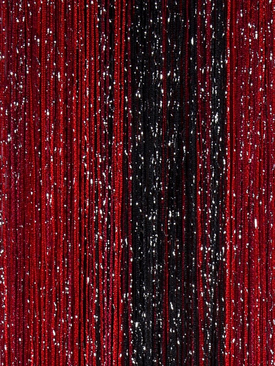 Штора-лапша нитяная "кисея макарони Радуга"