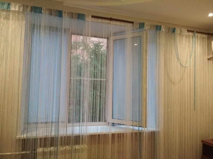 Кисея в интерьере