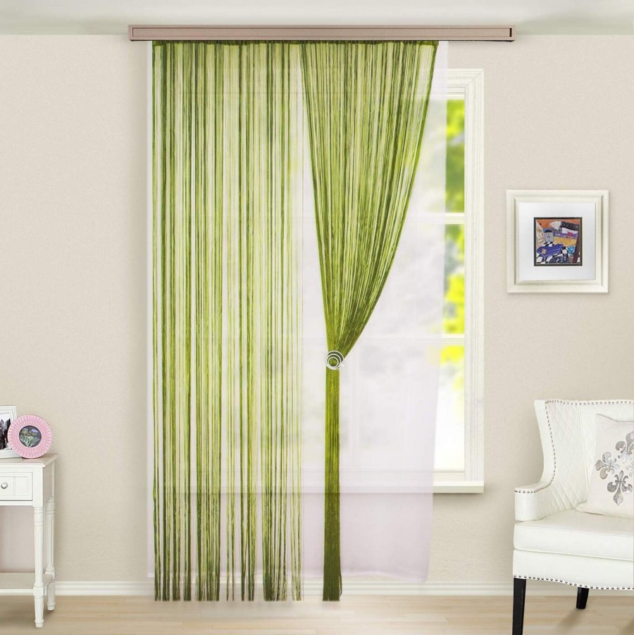 Кисея - оригинальные верёвочные шторы в интерьере