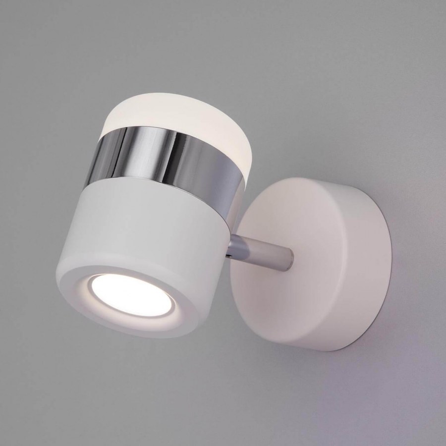 Eurosvet Oskar 20165/1 led хром/белый