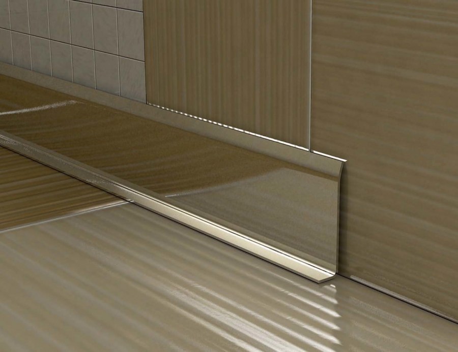 Плинтус напольный алюминиевый 100 l