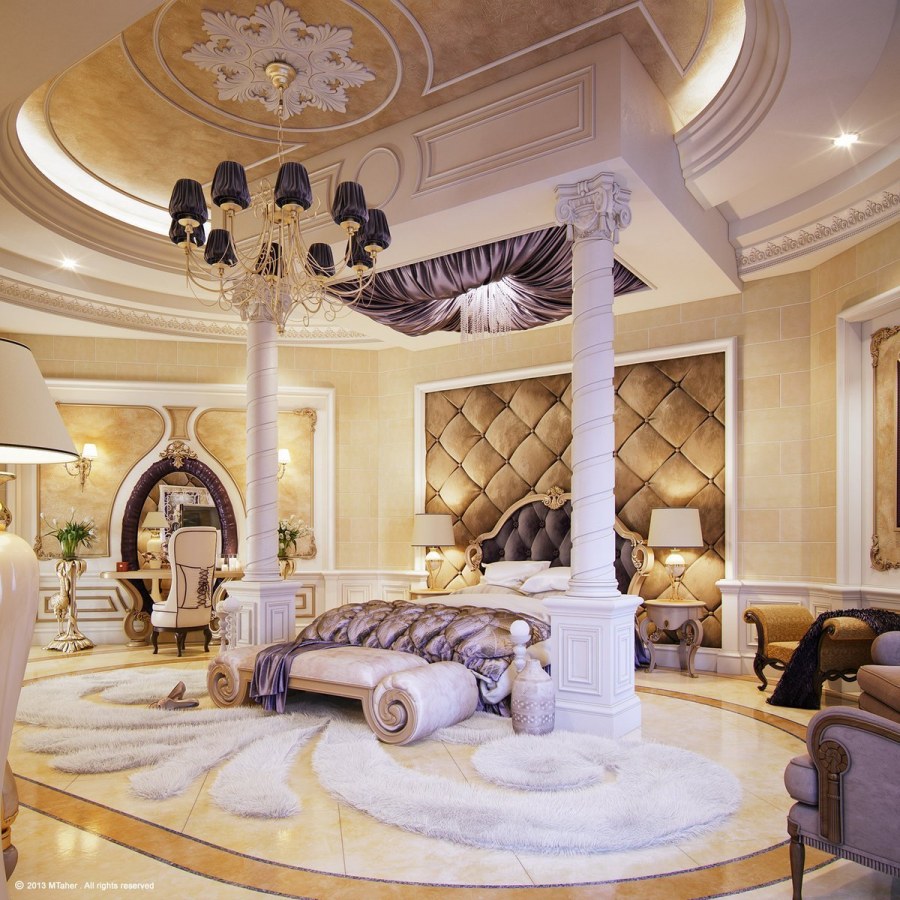 Luxury Mansion Interior спальни