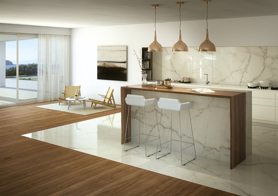 Керамогранит Fondovalle infinito Marbletech White Glossy