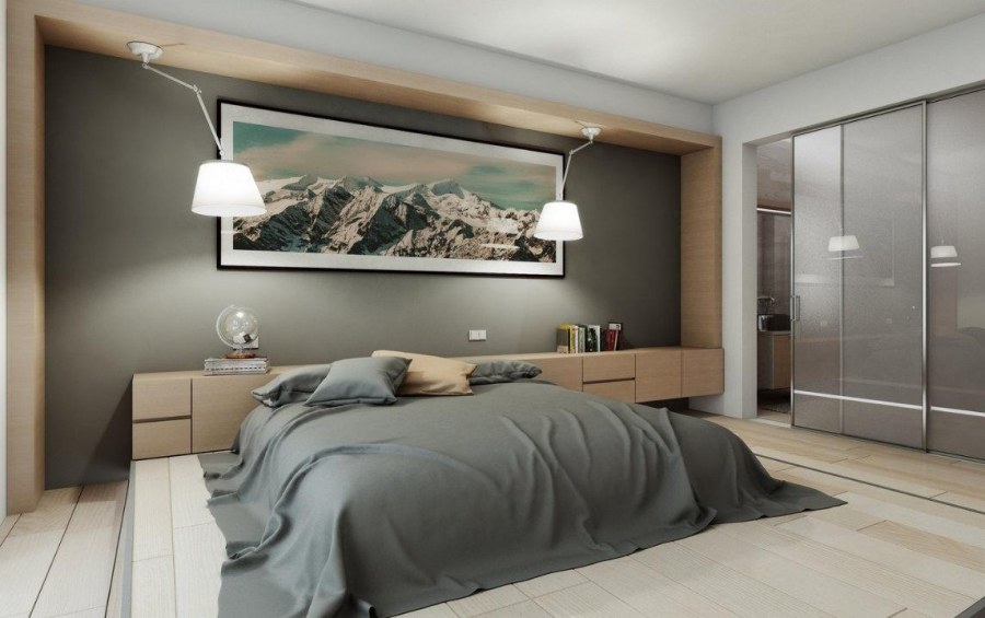 Спальня с гардеробной