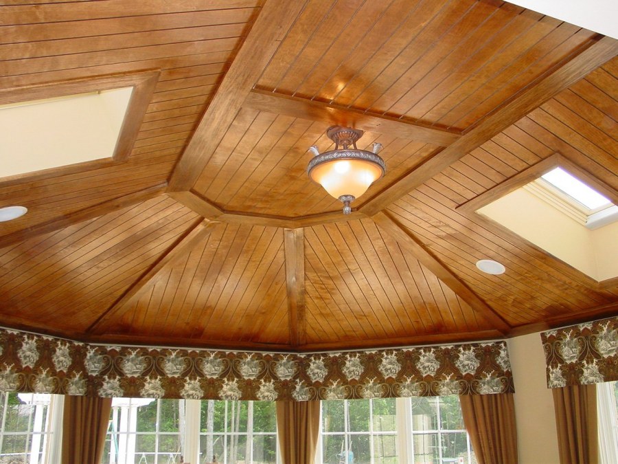 Потолочная вагонка деревянная