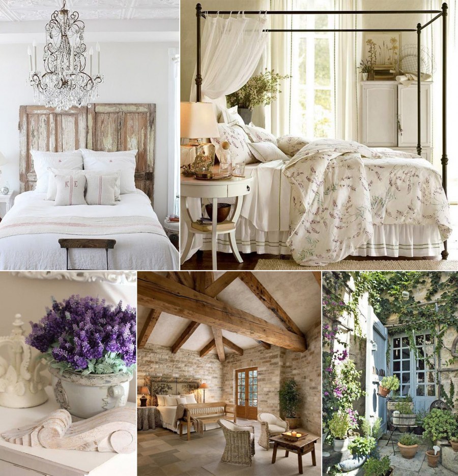 Декор спальни Прованс