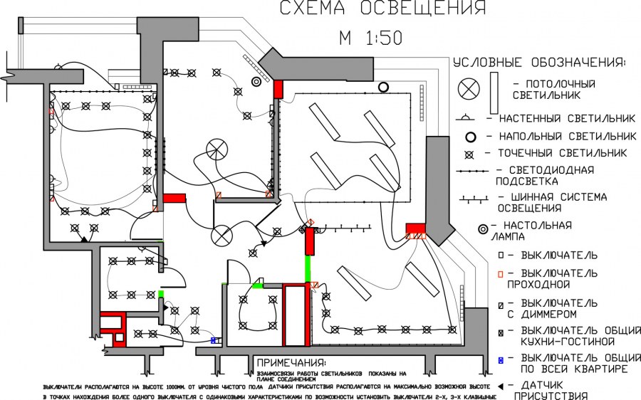 Схема проводки уличного освещения дома