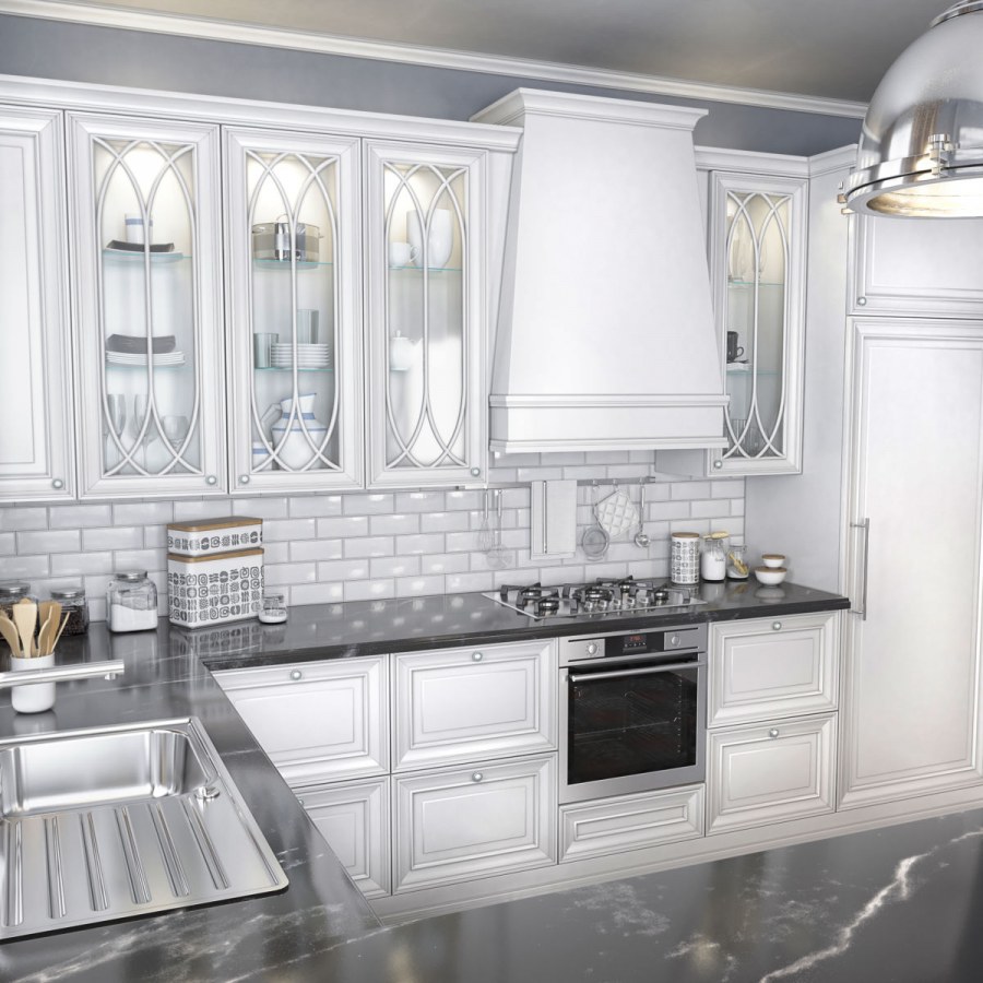Кухня Неоклассика Мария белая