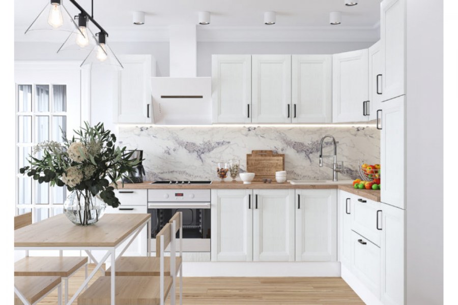 Кухонный гарнитур белый