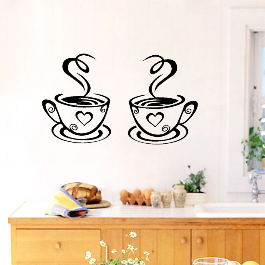 Наклейки на стену на кухню