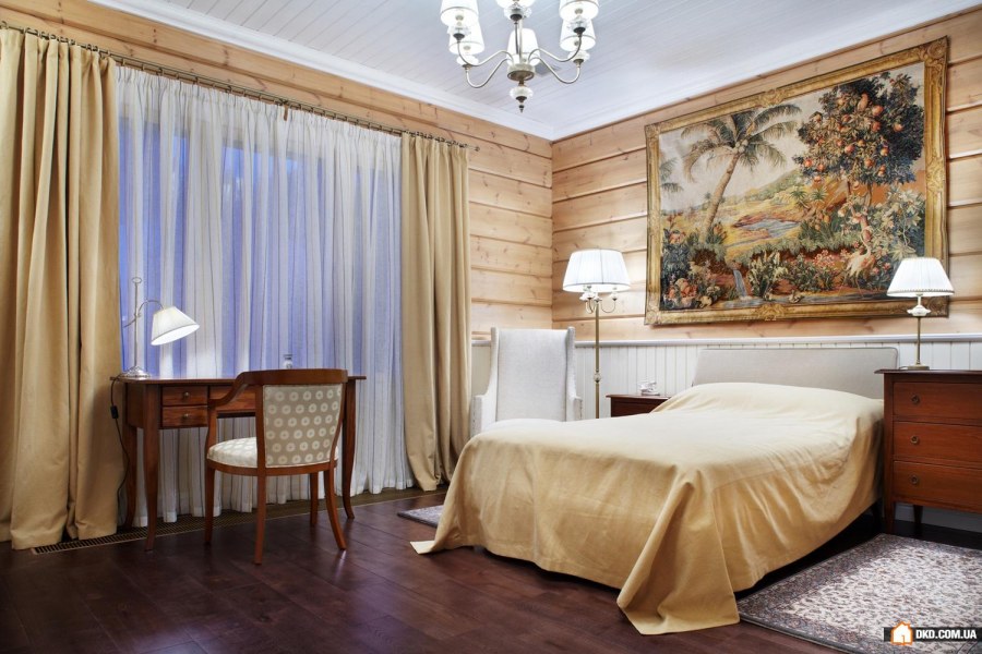 Шторы в загородном доме