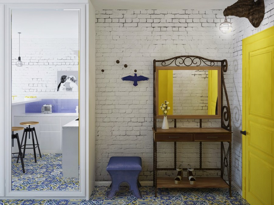 Коридор в морском стиле