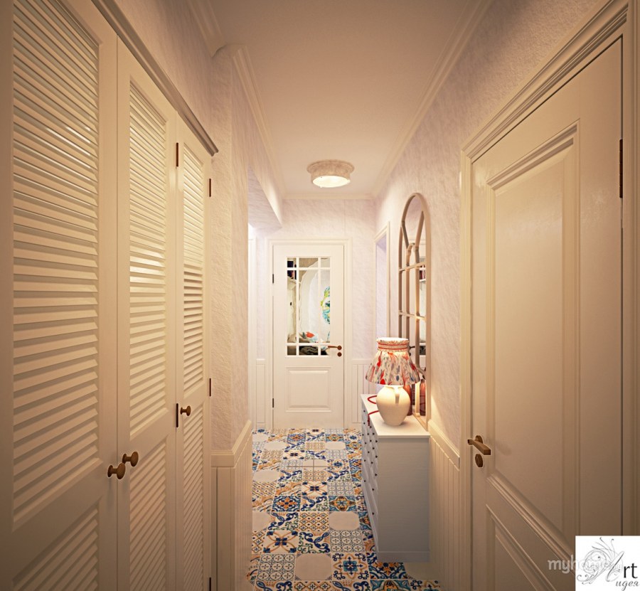 Декор в прихожую в морском стиле