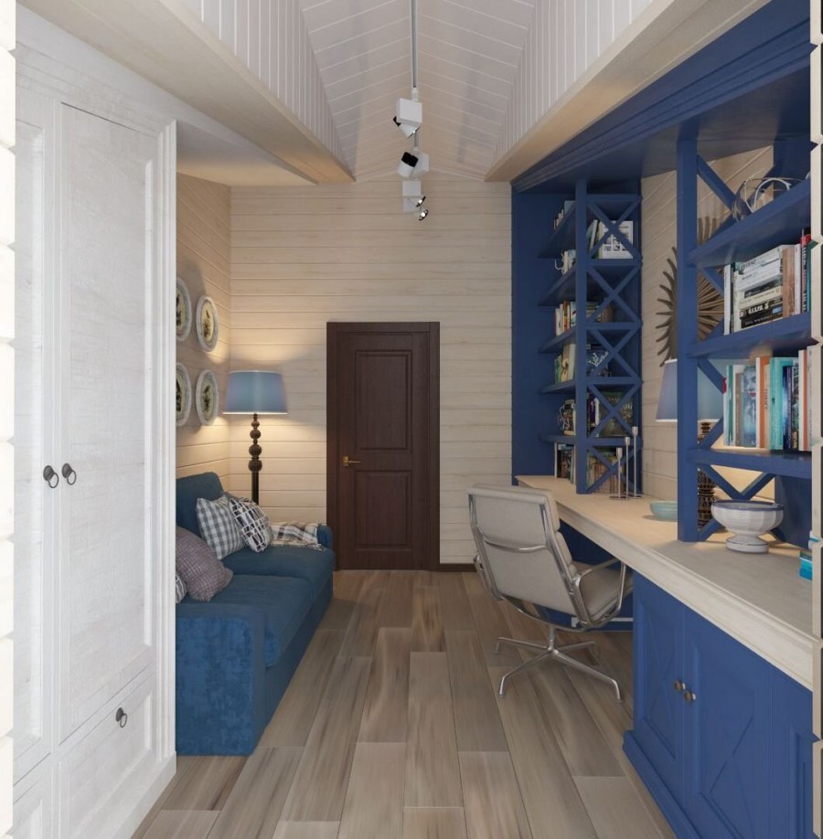 Морская тематика в интерьере прихожей