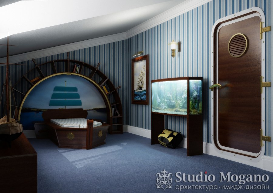 Акцентная стена в прихожей