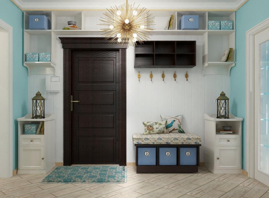 Синяя прихожая