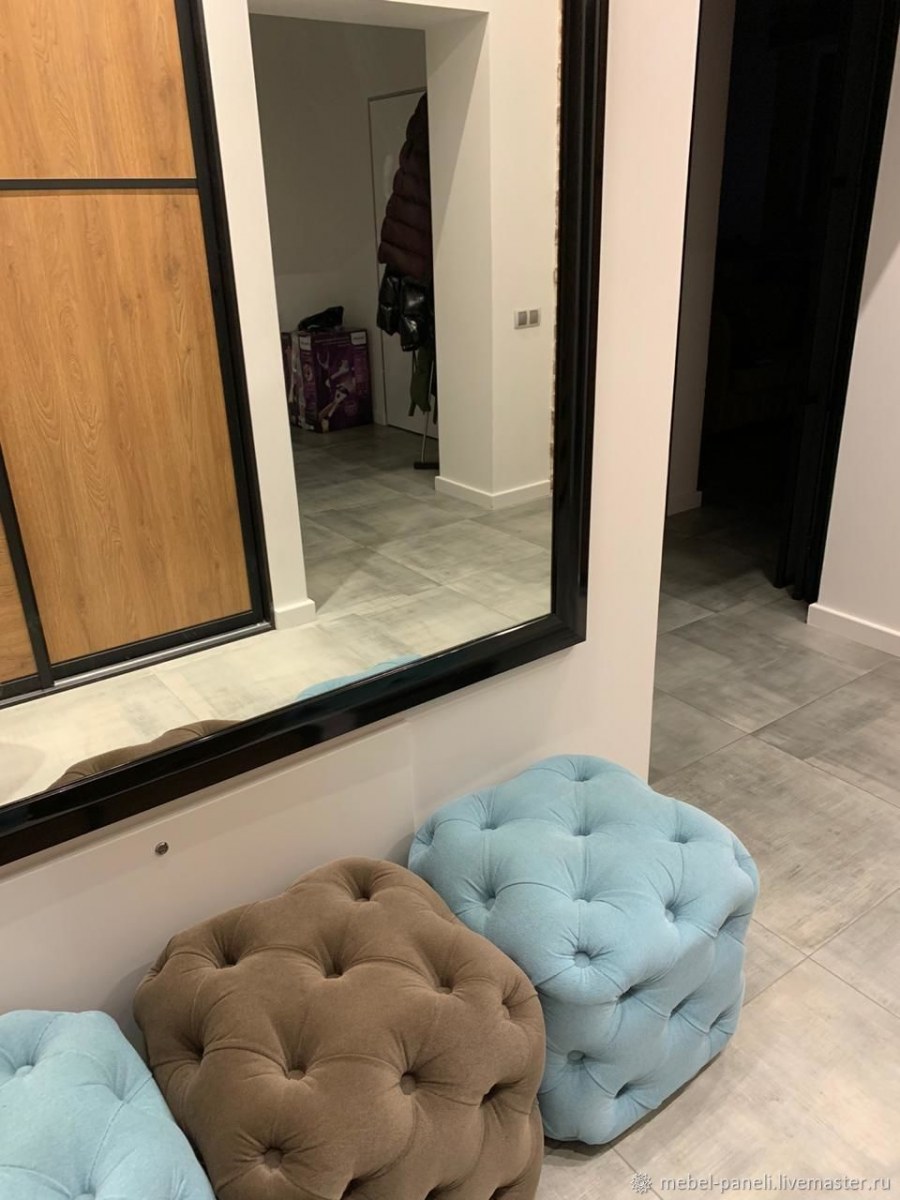 Пуф каретной стяжкой про100,