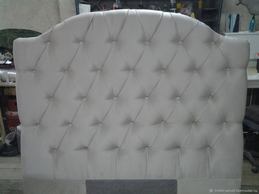 Изголовье кровати каретная стяжка