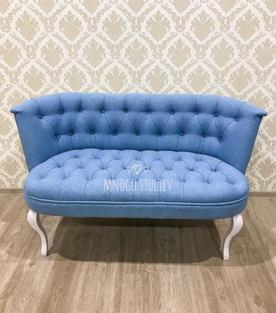 Диван каретная стяжка Soprano Lazur