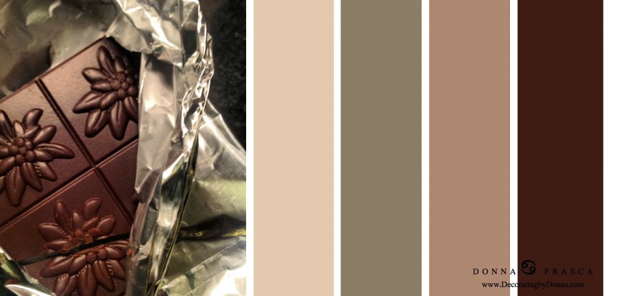 Палитра интерьера спальни