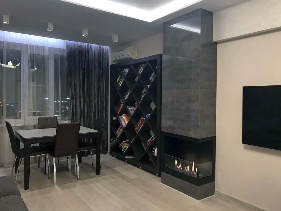 Биокамин Lux Fire угловой 1155 м правый угол