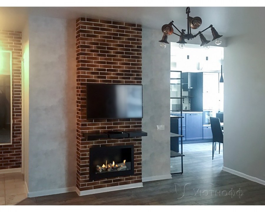 Биокамин встроенный Lux Fire кабинет 1130 s
