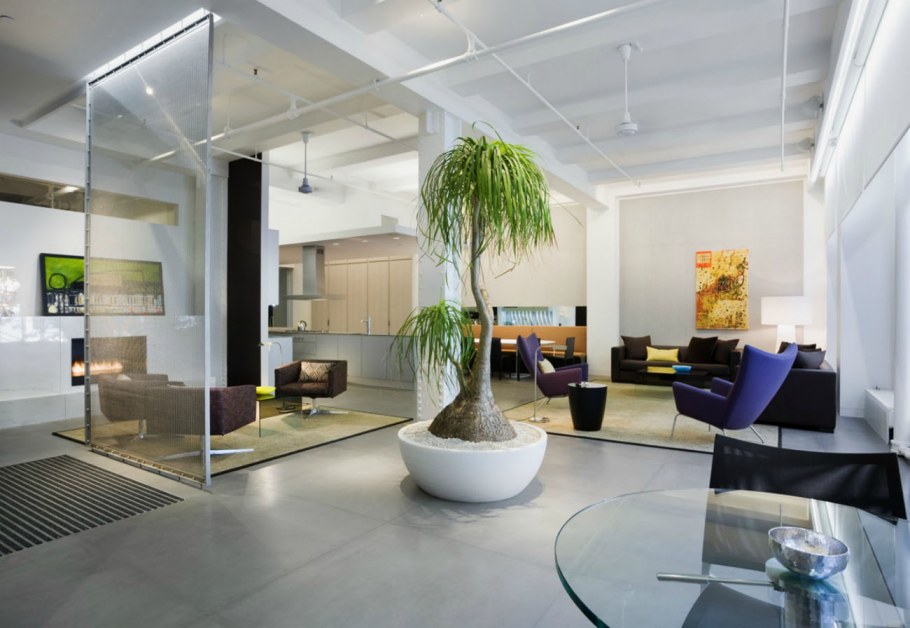 Фиолетовый офис