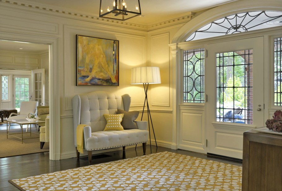 Зона отдыха в коридоре