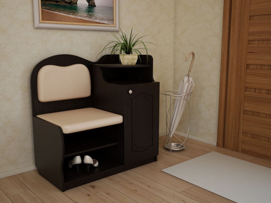 Бордовое кресло в интерьере