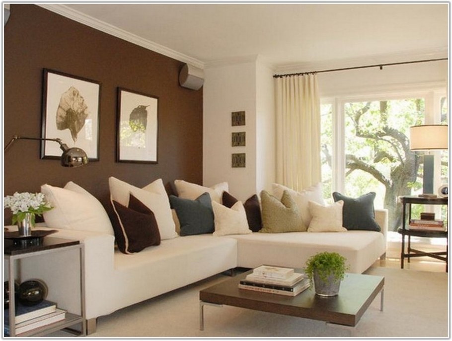 Крашеные стены в интерьере