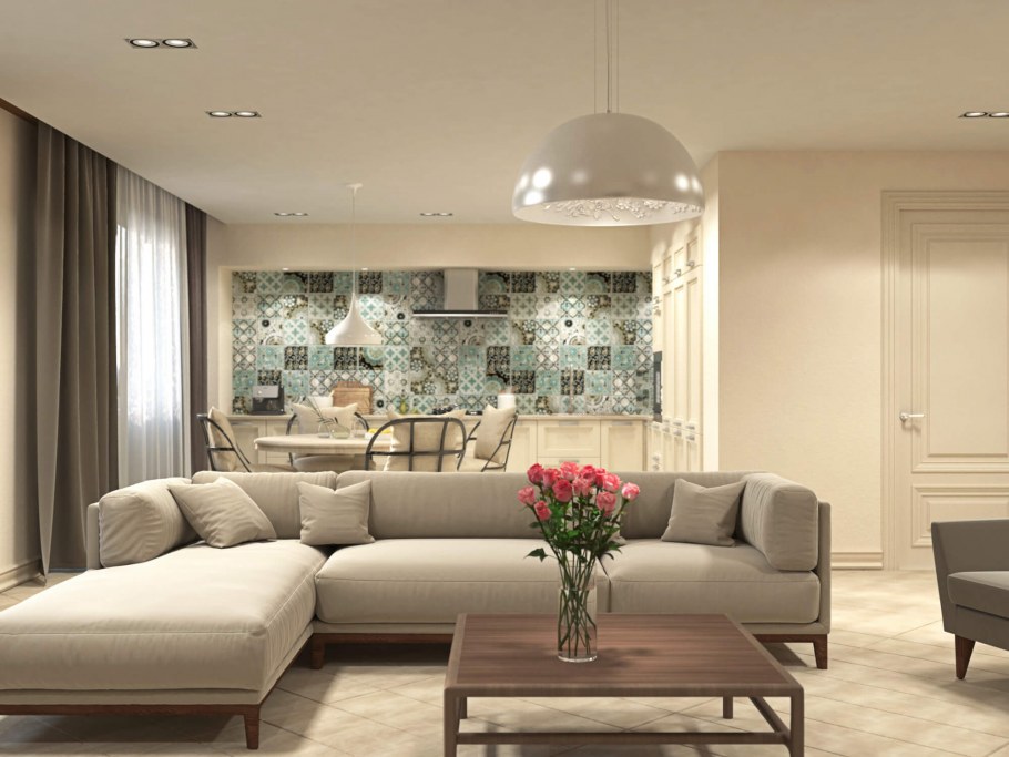 Подобрать обои для малогабаритной однокомнатной квартиры