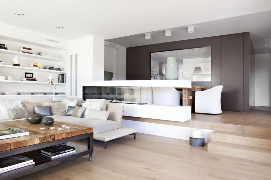 Светлая квартира в современном стиле