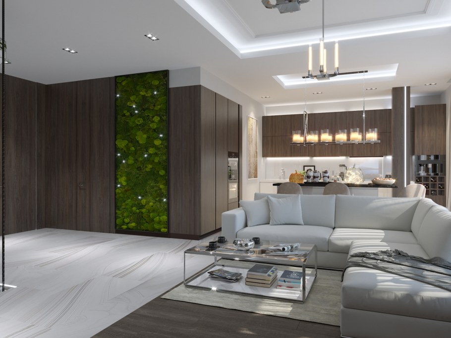 Свежий интерьер квартиры