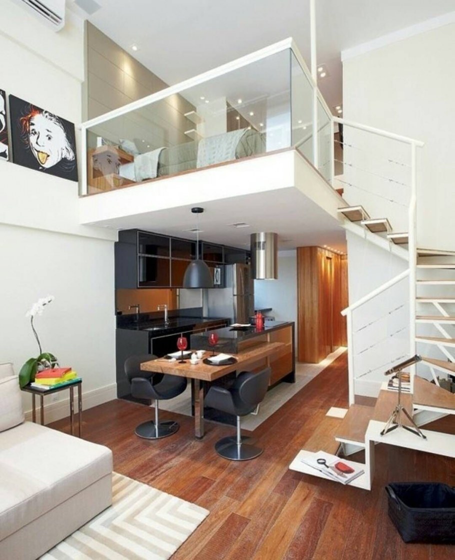 Двухуровневая квартира Евгения Савкова 54