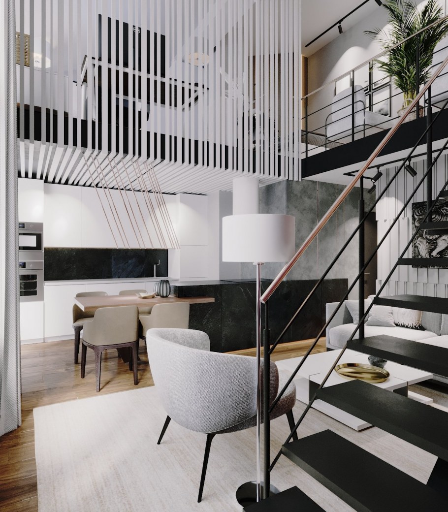 Двухуровневый лофт