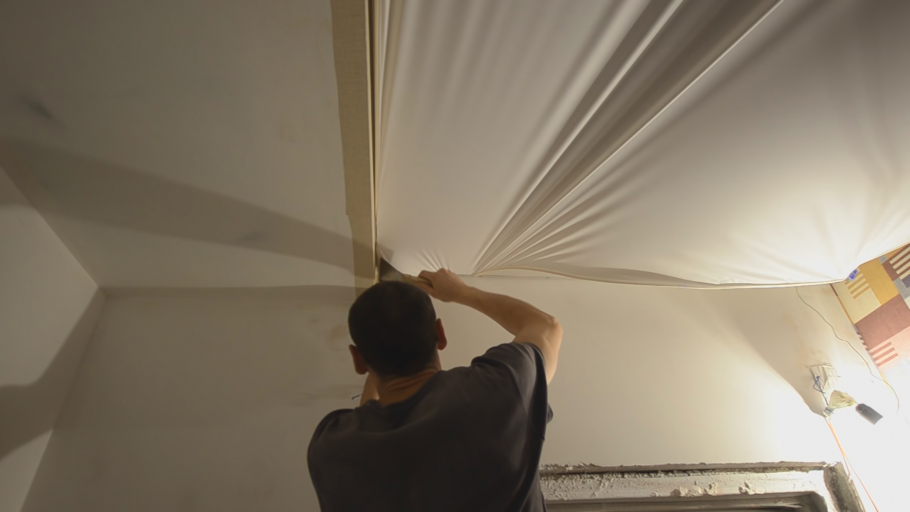 Монтаж натяжного потолка своими
