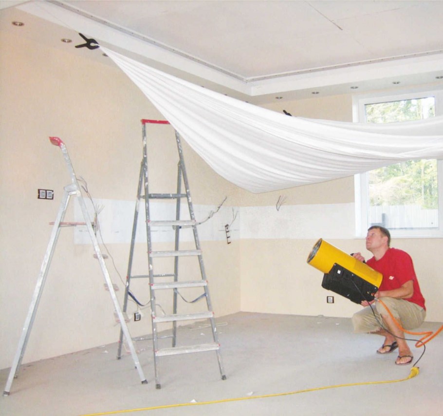 Монтаж натяжного потолка