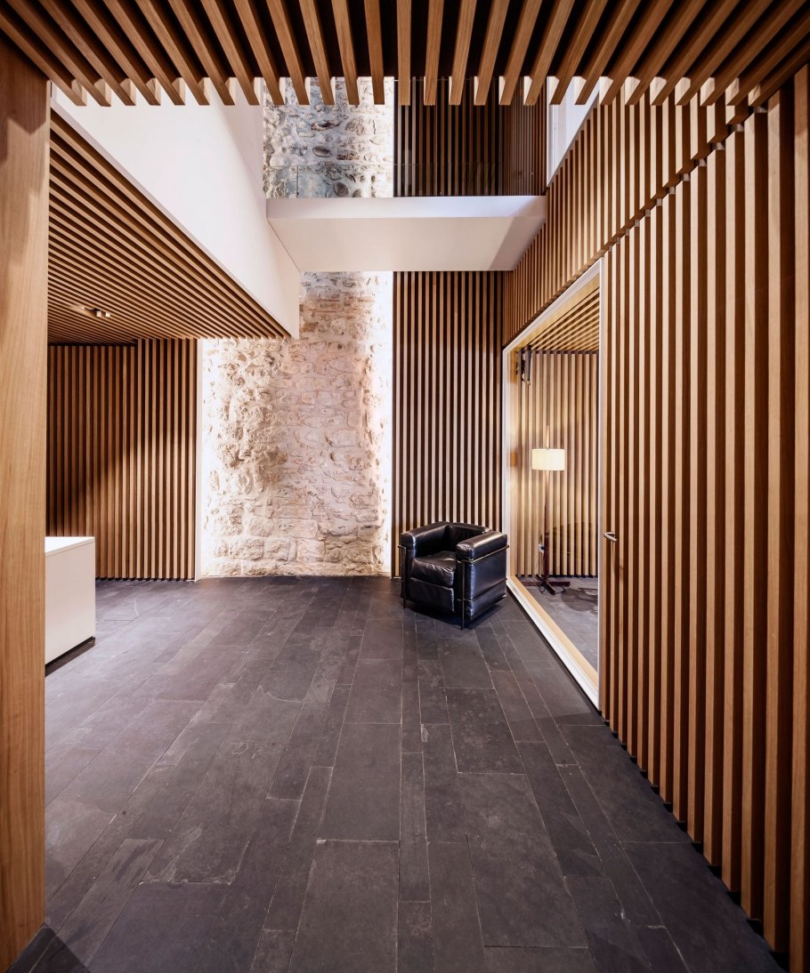 Стеновые панели елочкой